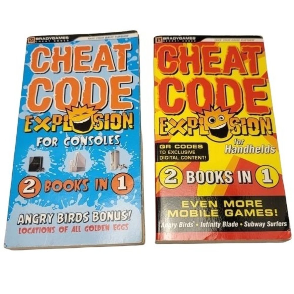 🌼 3/$15 Cheat Code Explosion 2 in 1 Books Console/Handheld